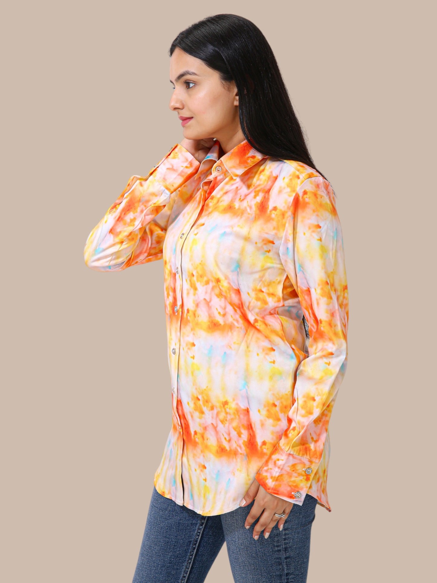 TIE & DYE REGULAR CASUAL SHIRTS