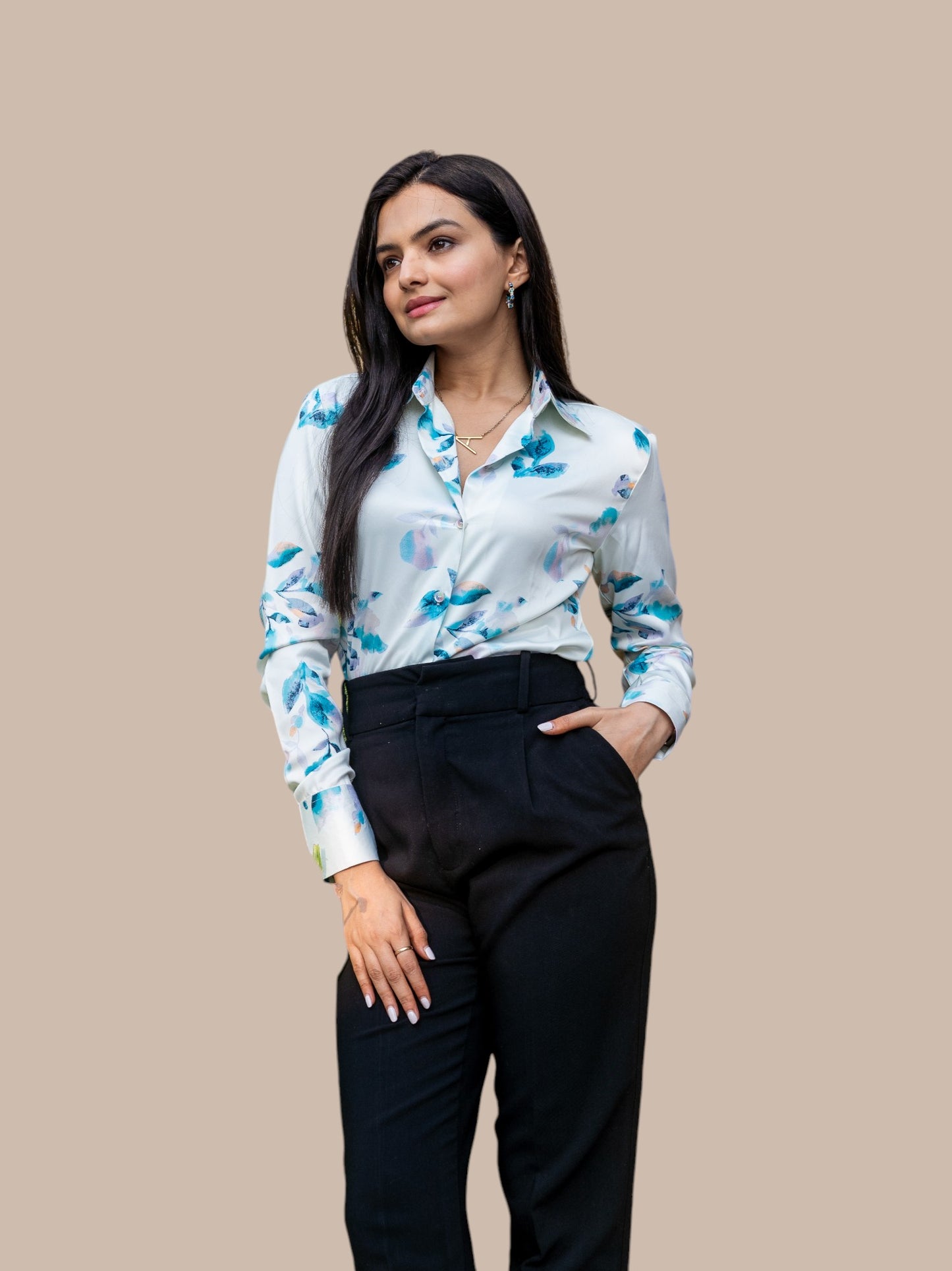 CLASSIC BLUE & WHITE FLORAL SHIRTS