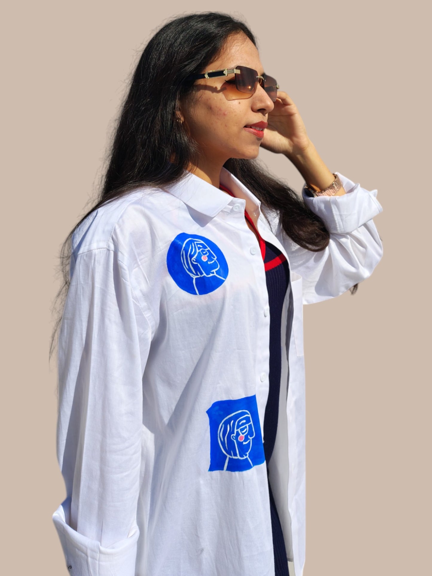 Urban Blue Muse (Blue Belle) Shirt For Women