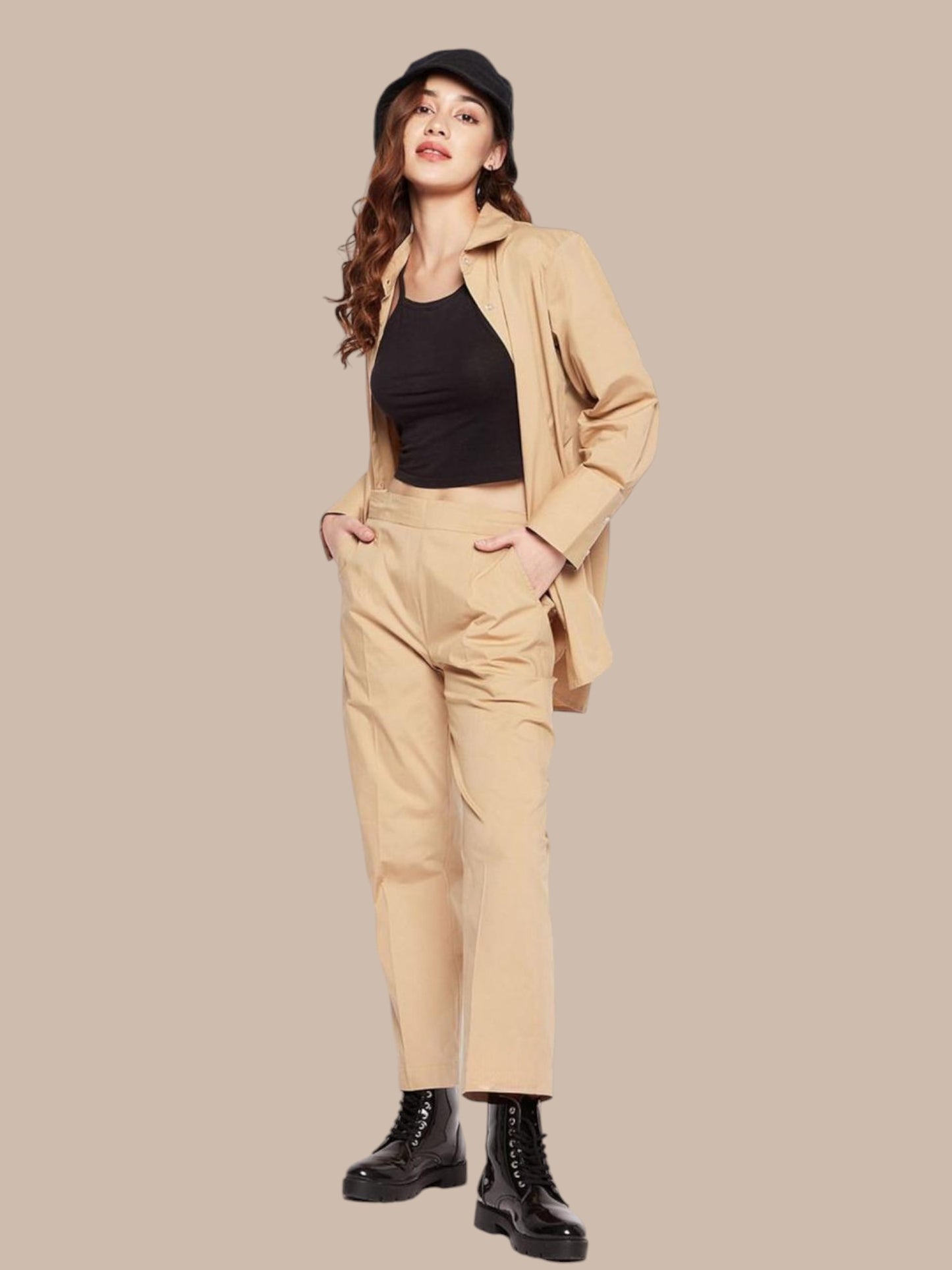 BEIGE CO-ORDS SET