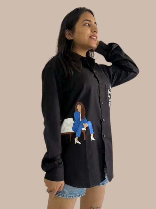 “Why Follow” WomenOversized Shirt