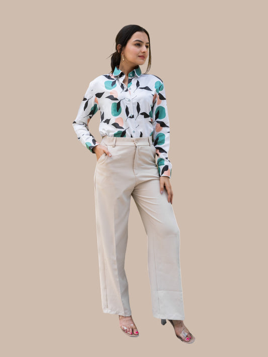 Classic Multi Colour Art Floral Shirt