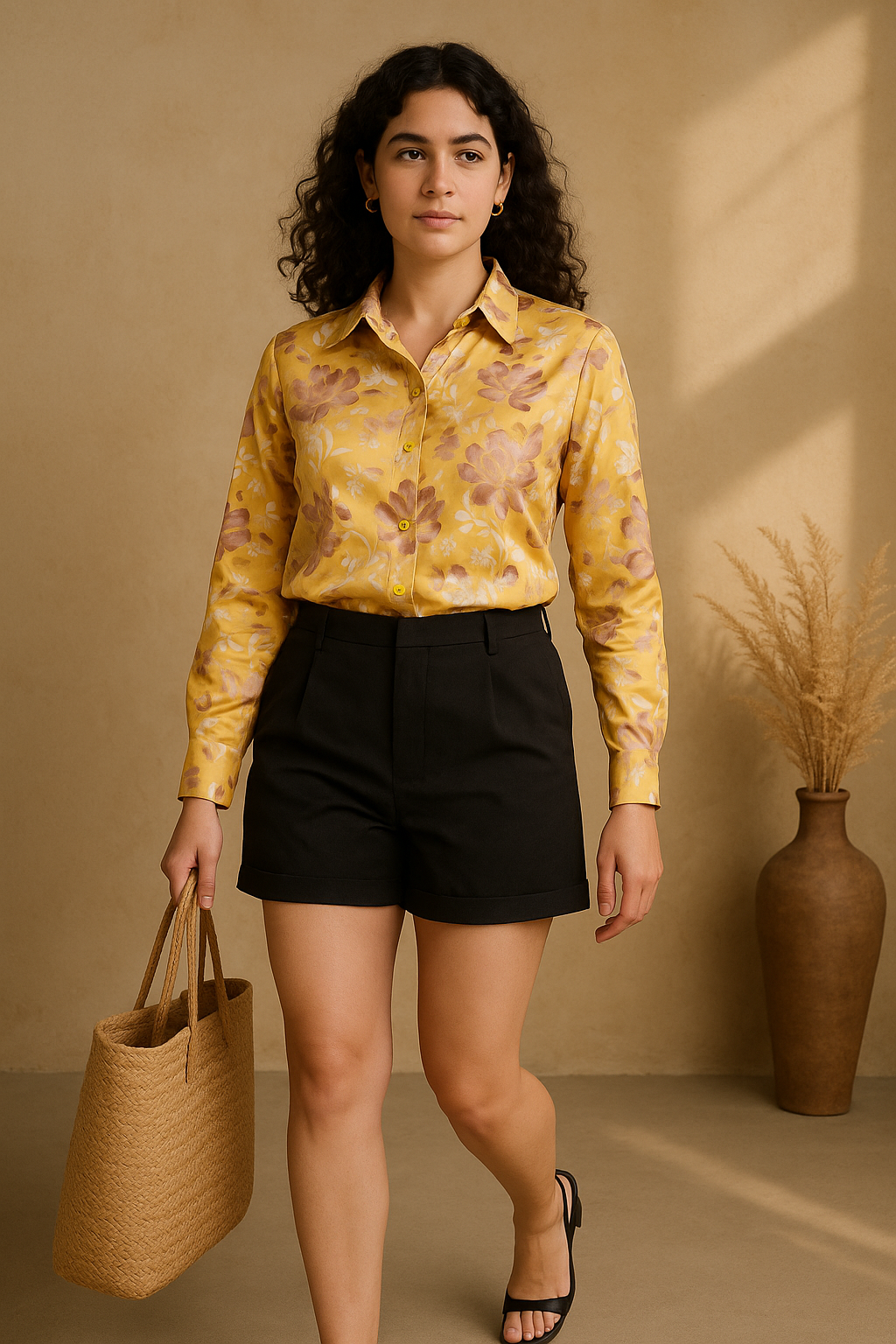 Marigold Bloom Shirt