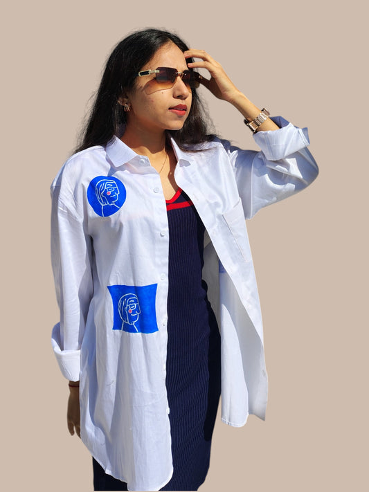 Urban Blue Muse (Blue Belle) Shirt For Women