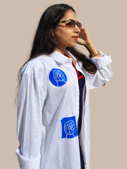 Urban Blue Muse (Blue Belle) Shirt For Women