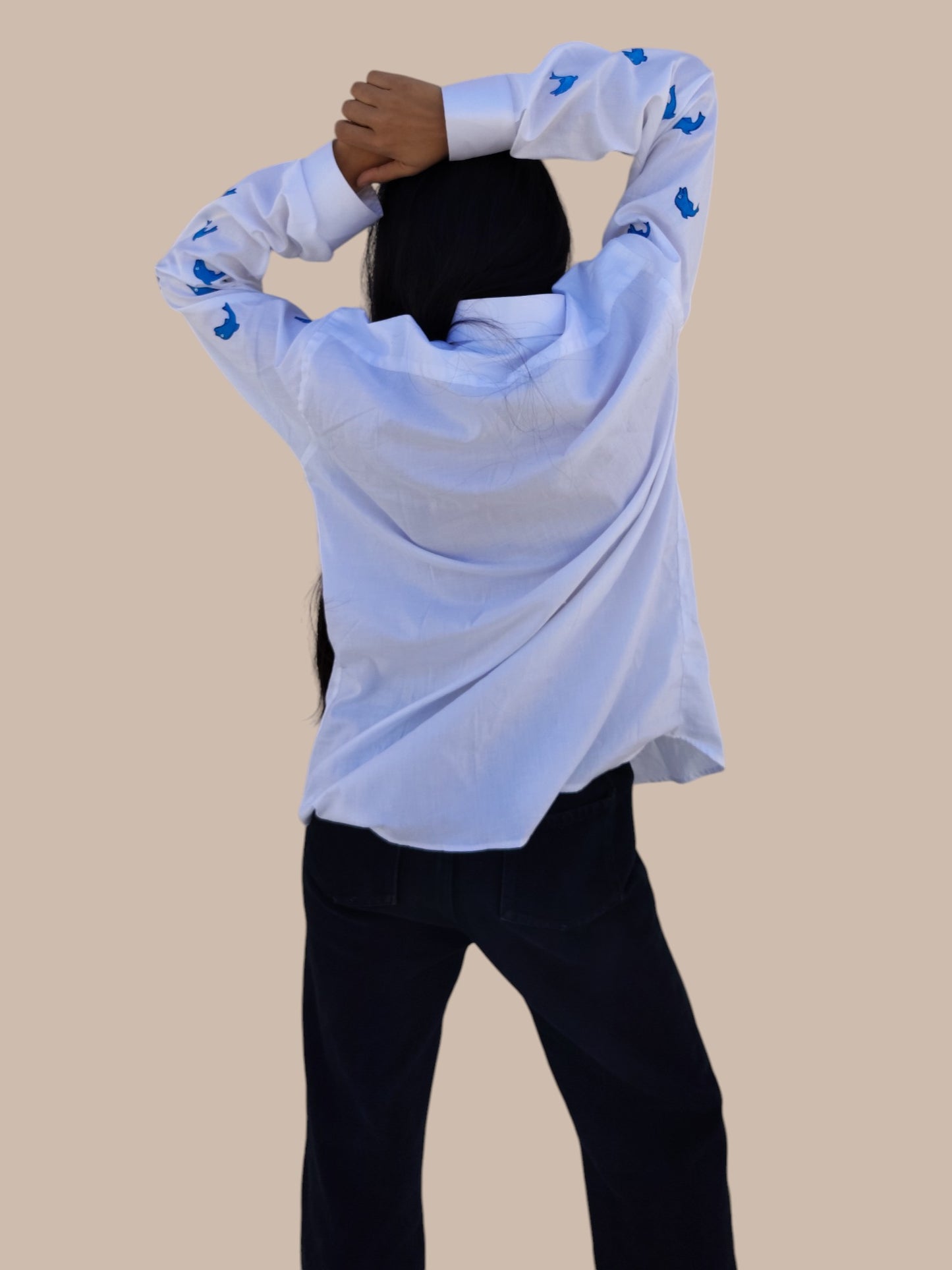 Baby Dolphin White Shirt For Women