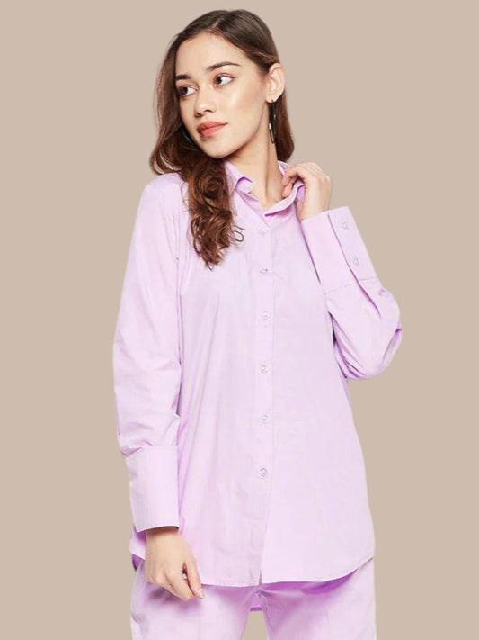 LILAC BOYFRIEND SHIRT