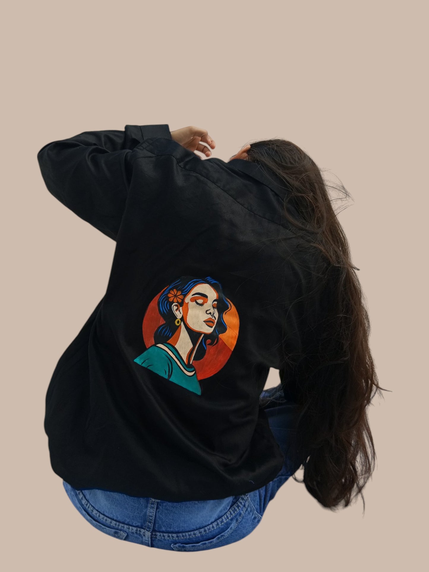 Boss Lady Black Cotton Shirt For Women