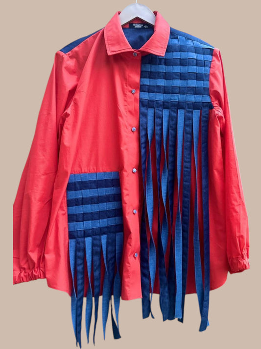 VIBRANT ORANGE SHIRT