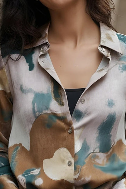 Urban Brushstroke Printed Shirt