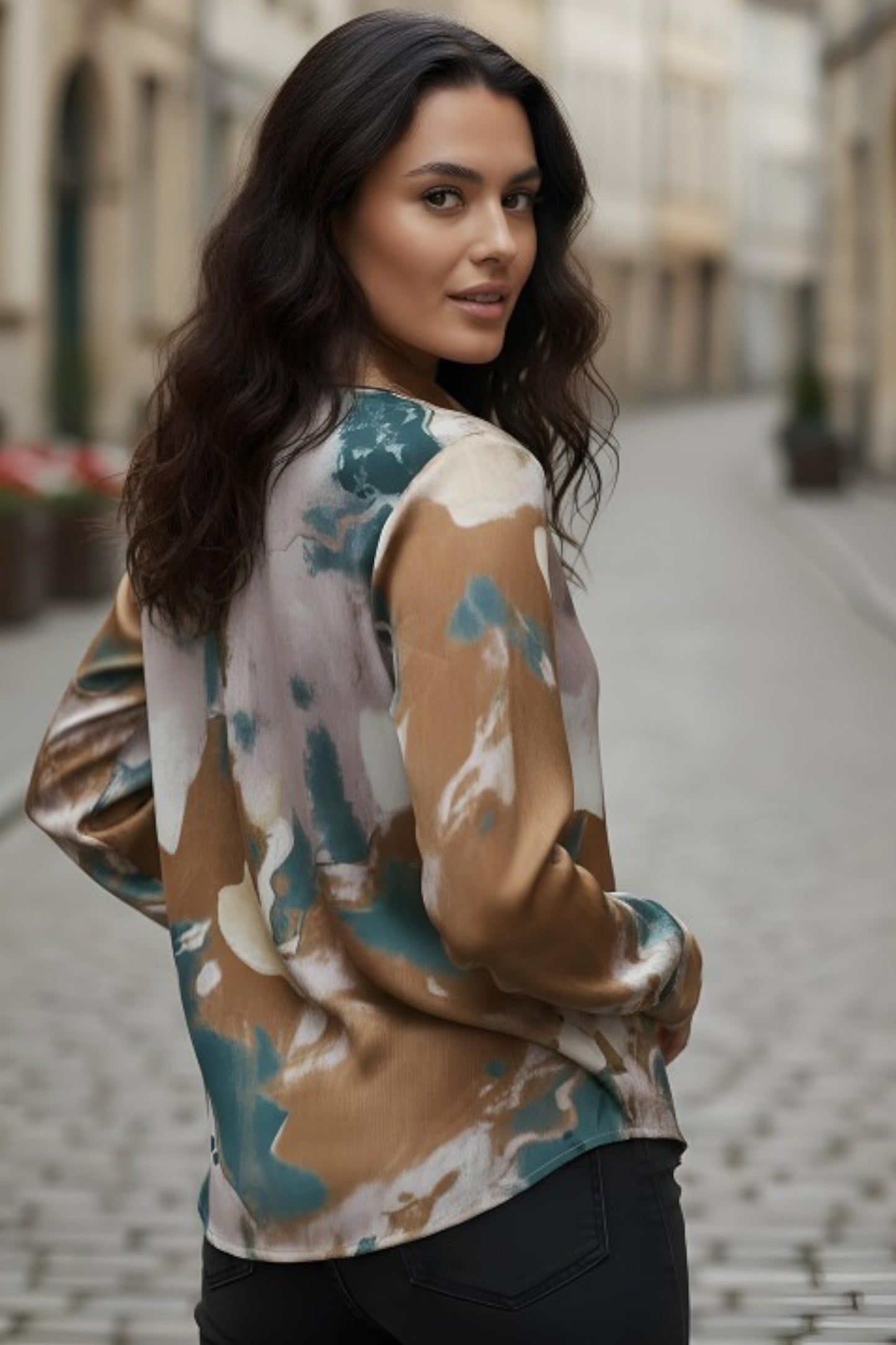 Urban Brushstroke Printed Shirt