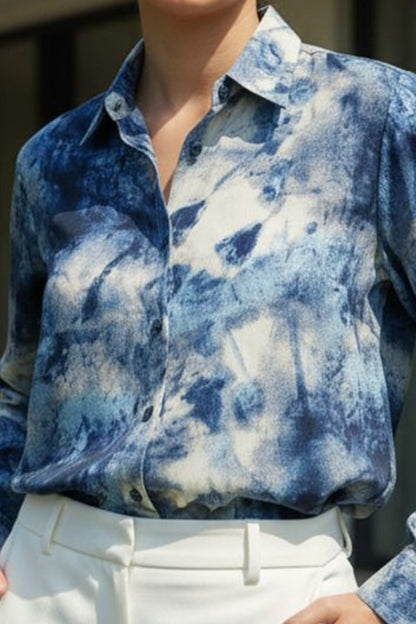 Indigo Cloud Wash Shirt