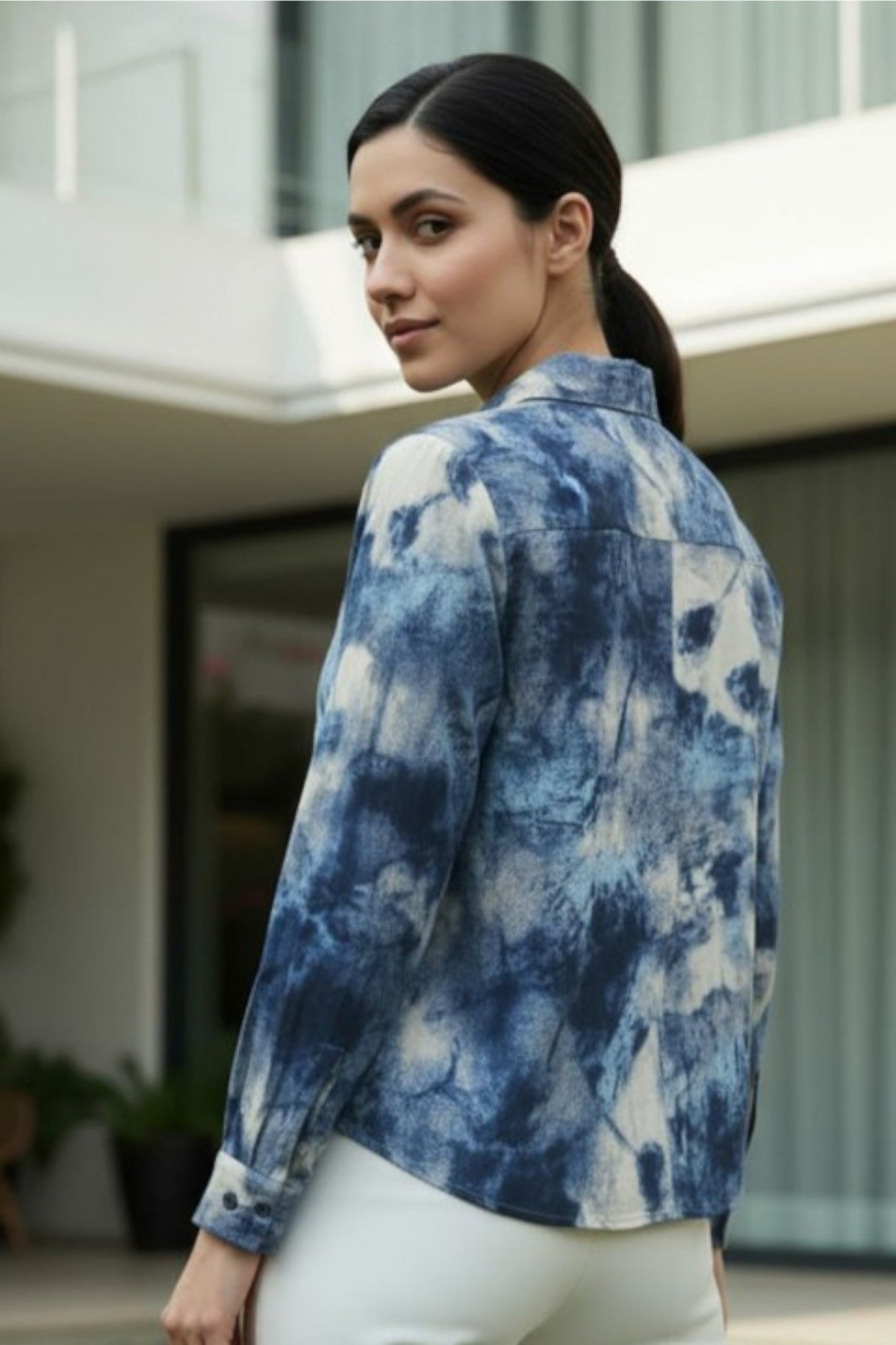 Indigo Cloud Wash Shirt