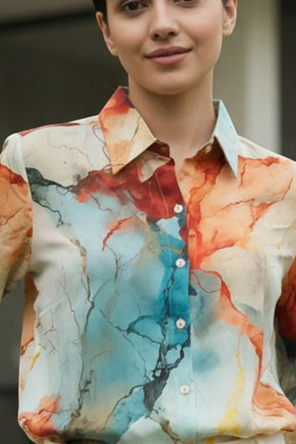 Aurora Marble Shirt
