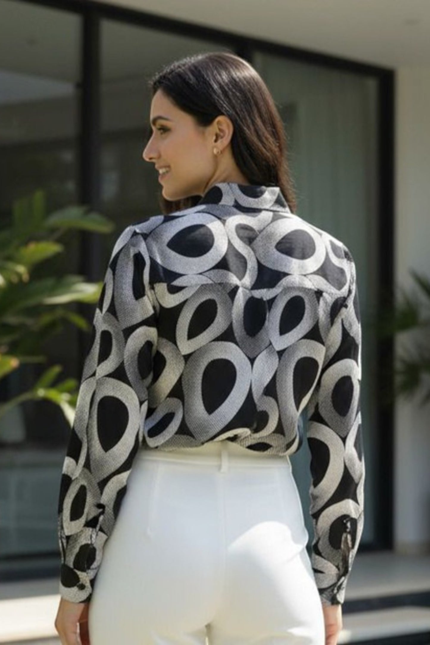 Monochrome Abstract Shirt